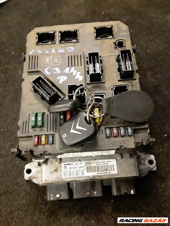 Citroën C3 I Citroen C3 1.4 HDi Motorvezérlő Szett 5WS40112B-T 1. kép