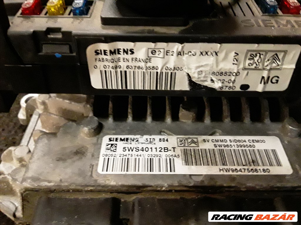 Citroën C3 I Citroen C3 1.4 HDi Motorvezérlő Szett 5WS40112B-T 3. kép