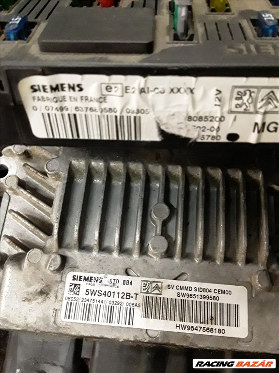 Citroën C3 I Citroen C3 1.4 HDi Motorvezérlő Szett 5WS40112B-T 5. kép