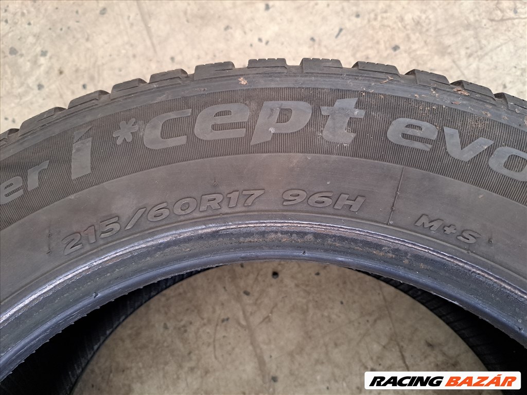 4db 215/60 R17 Hankook Winter icept Evo 2 használt Téli gumi eladó!!! (DOT2019)  20000Ft/db 5. kép