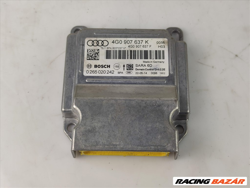 Audi A6 4G Légzsákvezérlő modul  4g0907637k 1. kép