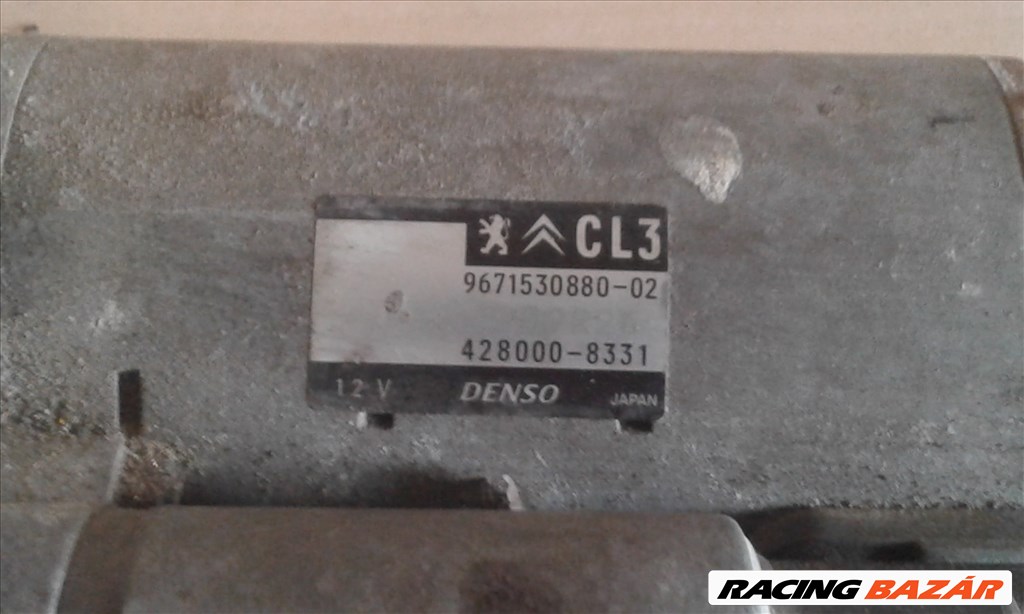 Peugeot 208 I 68 VTi Önindító 9671530880 3. kép
