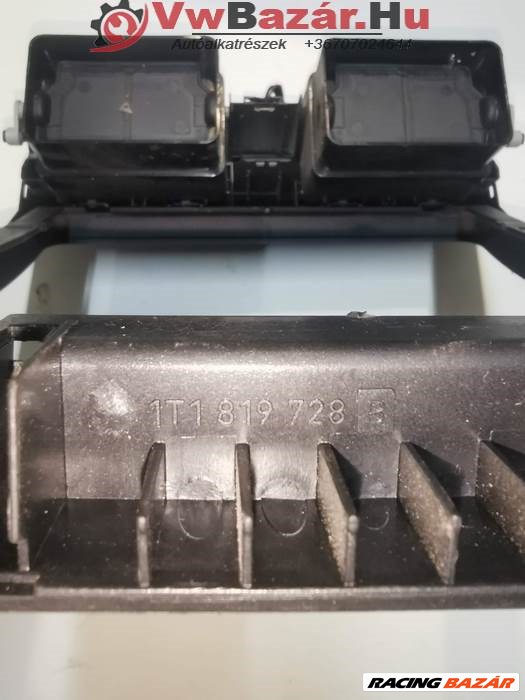 Műszerfal szellőző rács kerettel VW TOURAN 1T1819728B 3. kép