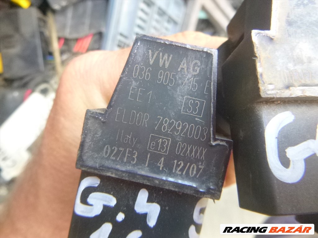Volkswagen Golf IV 1.4., 16V , (BCA) gyújtótrafó 3db 036 905 715 E 036905715e 2. kép