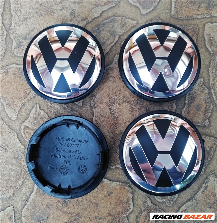 Új, Gyári Volkswagen (VW) felni kupak, felni közép 3b7601171 3. kép