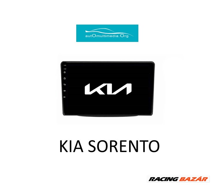 KIA Sorento Android Multimédia GPS Rádió Navigáció Tolatókamerával! 1. kép