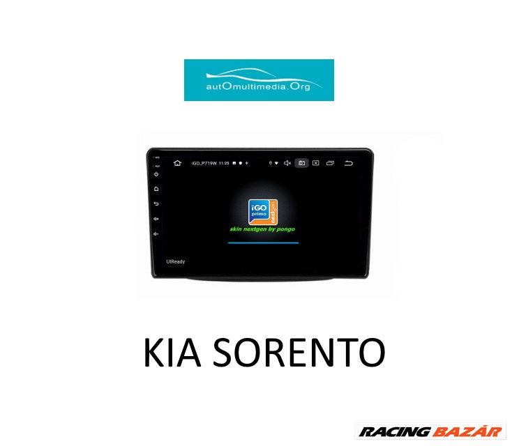 KIA Sorento Android Multimédia GPS Rádió Navigáció Tolatókamerával! 3. kép