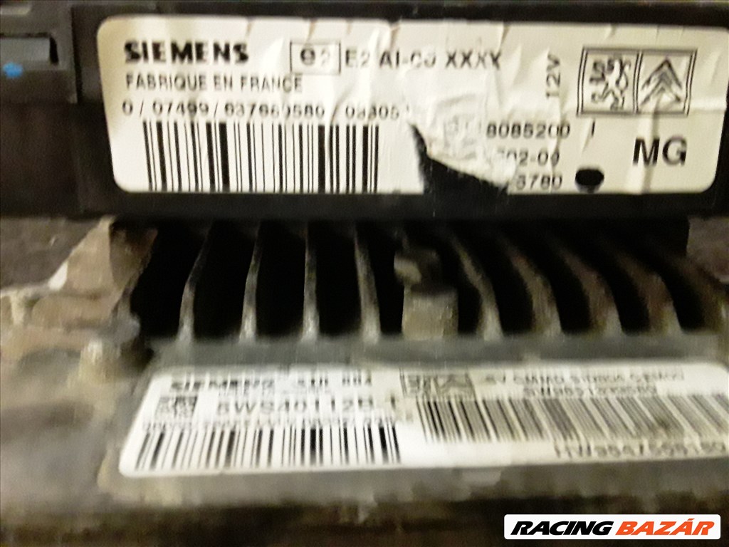 Citroën C3 I Citroen C3 1.4 HDi Motorvezérlő BSI Szett SID 804 4. kép