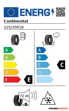 Continental TS 850P XL FR 225/35 R18 87W téli gumi 2. kép