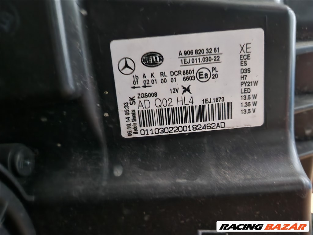 Mercedes Sprinter (W906) / Jobb Első Fényszóró a9068203261 3. kép