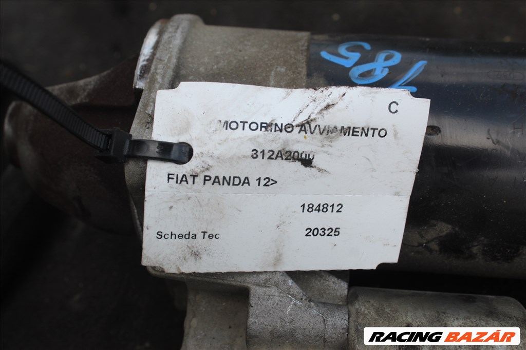 Fiat Panda 0.9 Twin Air Önindító 0001137004 2. kép