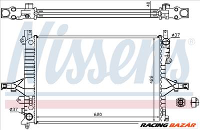 NISSENS 65557A Hűtőradiátor