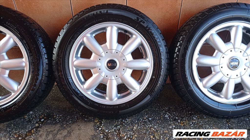 MINI 15" ALUFELNI 4X100 TÈLI 175/65R15 GUMIVAL OLCSÒN!!!! 4. kép