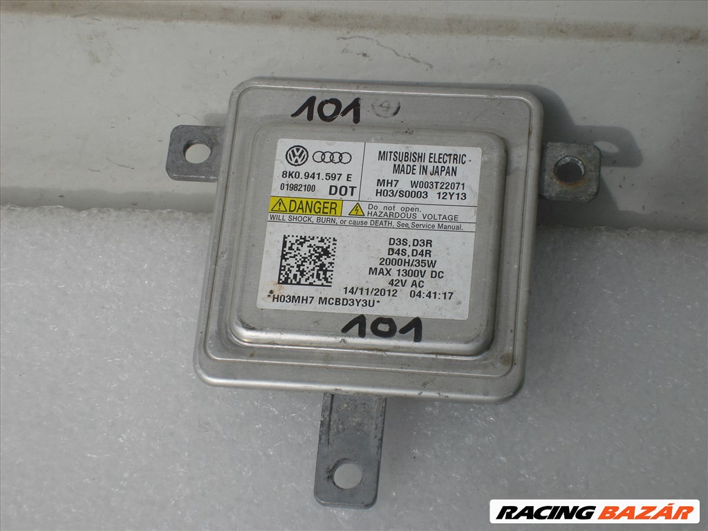 8K0941597E Xenon Trafo Audi VW 2008-tól 1. kép