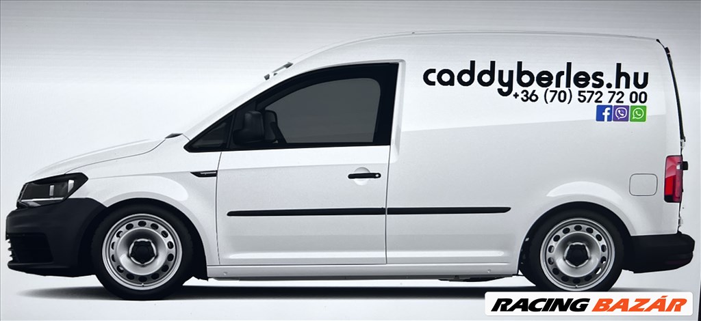 HŰTŐS! VW Caddy Maxi bérlés / Teherautó bérlés / Kisteherautó bérlés / SXE-120 (015) / Hűtőautó / 2. kép