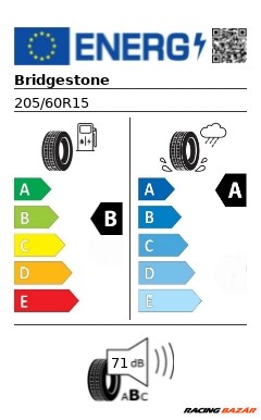 Bridgestone T005 205/60 R15 91H nyári gumi 2. kép