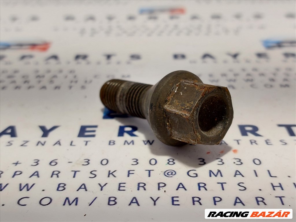BMW E21 E30 E36 E46 E90 E87 E28 E34 E39 E60 E32 E38 X1 X5 gyári kerékcsavar kerék csavar (888359)  2. kép