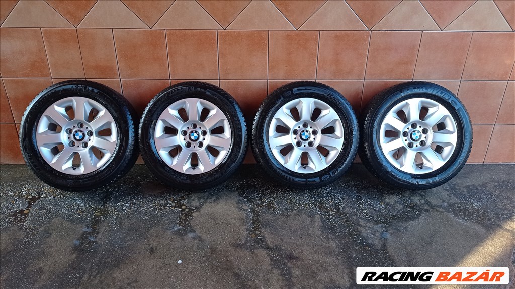 BMW E60 16" ALUFELNI 5X120 TÉLI 225/55R@6 GUMIVAL OLCSÒN!!!! 1. kép