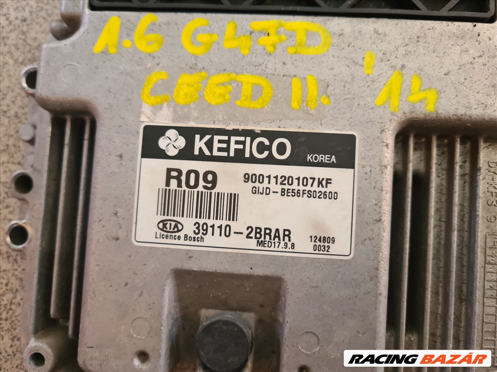 KIA CEED II 1.6 GDI G4FD Motorvezérlő 391102brar 2. kép