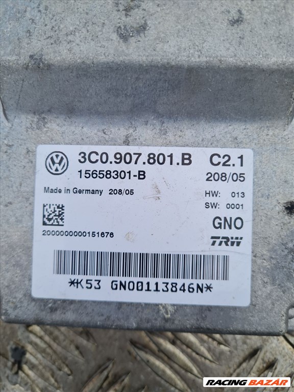 Volkswagen Passat B6 kézifék vezérlő modul, 3C0 907 801 B 1. kép
