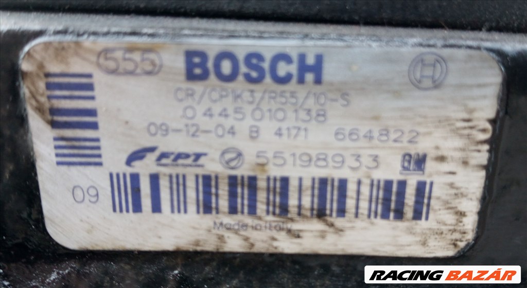 Opel Corsa C, D, Meriva A 1.3CDTI (Z13DTJ) nagynyomású pumpa (0445010138, 55198933)  2. kép