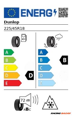 Dunlop XL MFS WINTERSPORT 5 ROF M+S 3PMSF 225/45 R18 95V téli gumi 2. kép