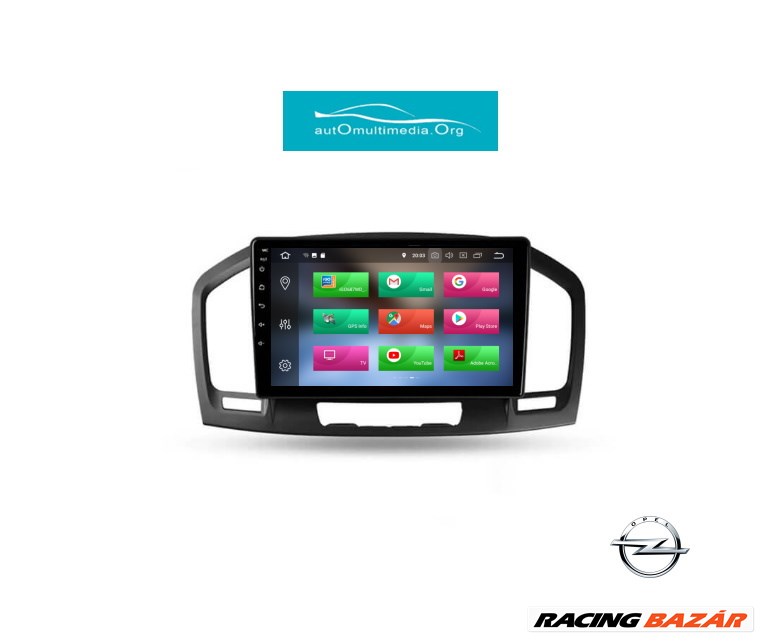 Opel Insignia Android Multimédia GPS Navigáció Rádió Tolatókamerával 4. kép
