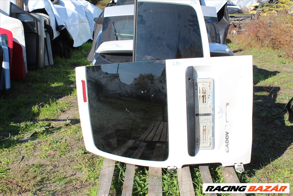 Volkswagen Caddy 2010-2015 Bal hátsó ajtó üresen, szélvédővel (284) 1. kép