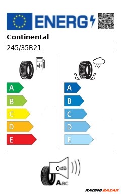 CONTINENTAL ECOCONTACT 6 VOL CONTISILENT XL 245/35 R21 96W nyári gumi 2. kép