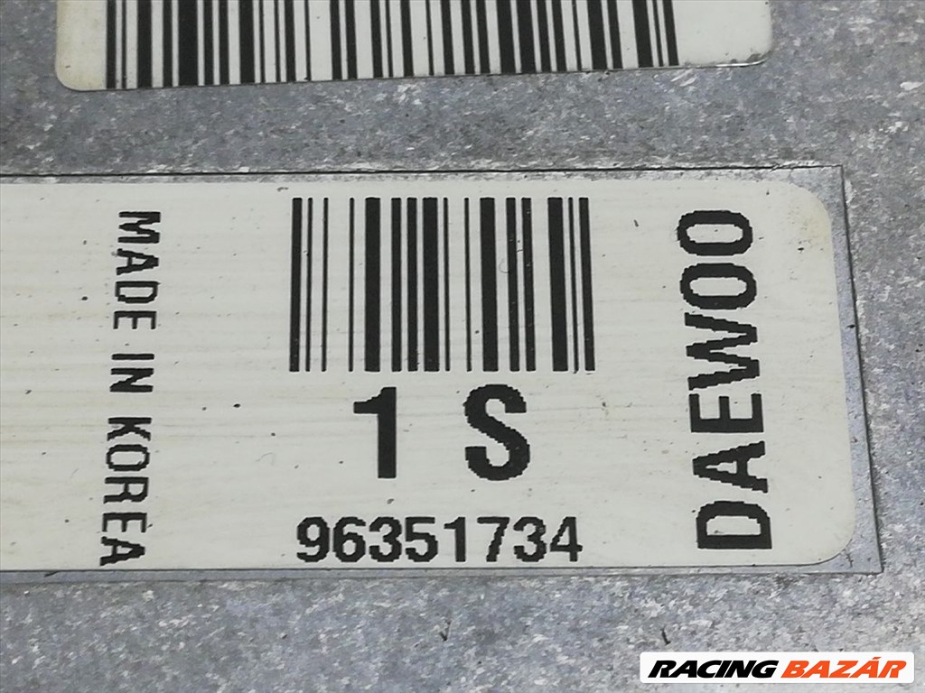DAEWOO MATIZ (KLYA) 0.8 Motorvezérlő #5891 96351734 k115000002g 4. kép