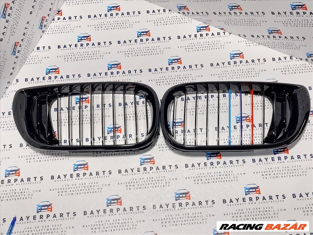 BMW E46 facelift sedan touring új fényes fekete M vese hűtőrács eladó (999023) 1. kép