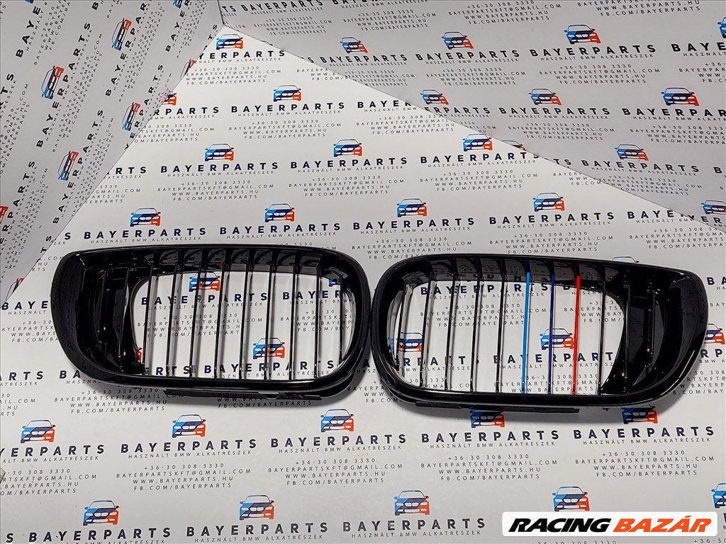 BMW E46 facelift sedan touring új fényes fekete M vese hűtőrács eladó (999023) 2. kép