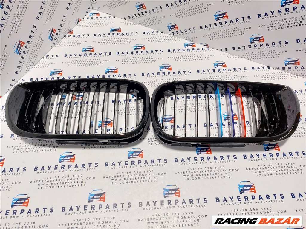 BMW E46 facelift sedan touring új fényes fekete M vese hűtőrács eladó (999023) 3. kép