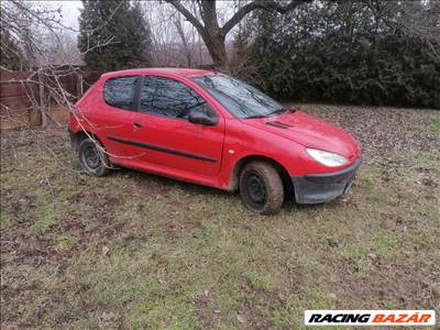 Peugeot 206 1.4B komplett motor, váltó, motorvezérlő elektronika 