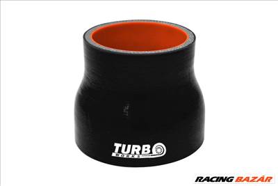 Szilikon Cső Egyenes Szűkítő TurboWorks PRO 40-51mm, Fekete