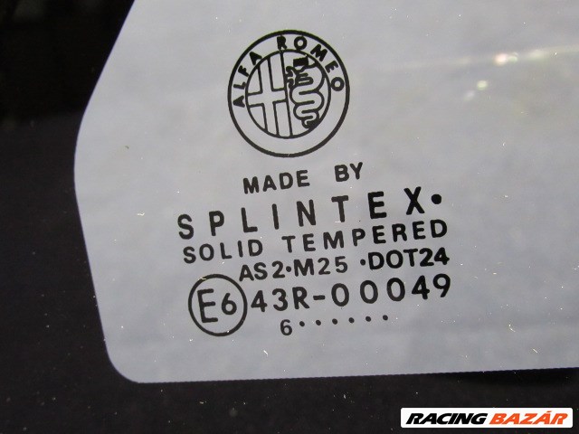 Alfa Romeo 159 kombi jobb hátsó fix karosszéria üveg 50516656 3. kép
