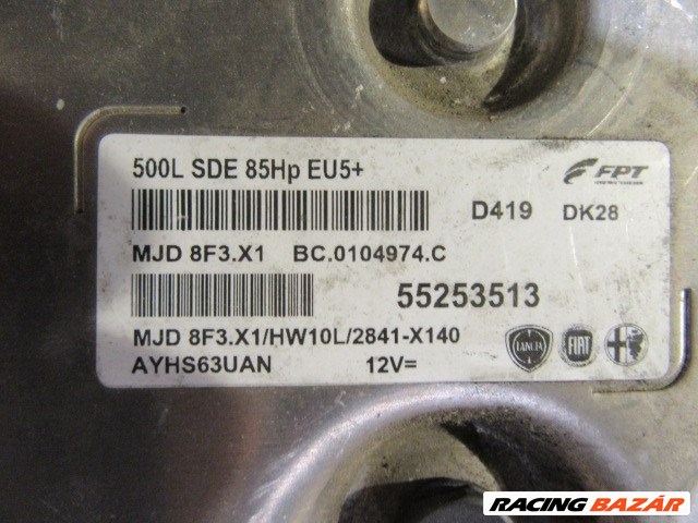Fiat 500L 1,316v Diesel motorvezérlő 55253513 3. kép