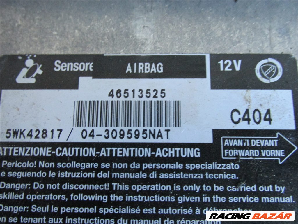 Fiat Multipla légzsák indító elektronika 46513525 4. kép
