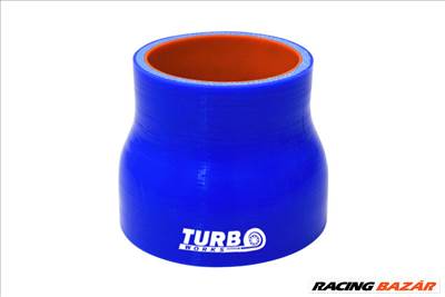 Szilikon Cső Egyenes Szűkítő TurboWorks PRO 57-70mm, Kék