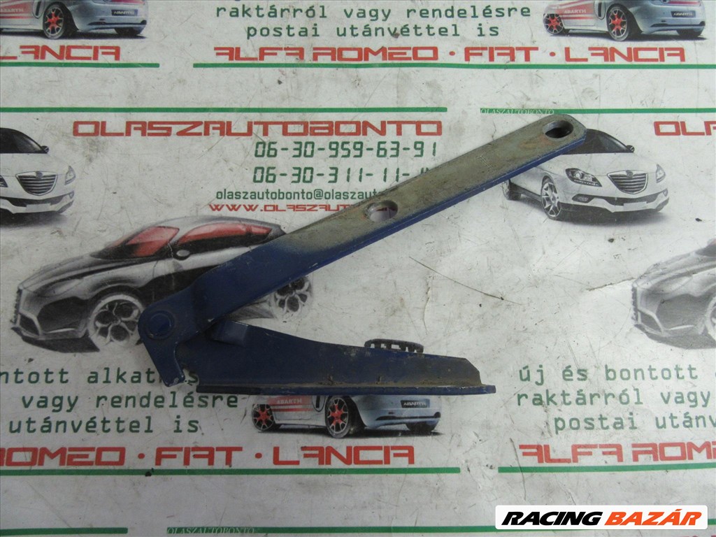 Fiat Seicento kék színű, bal oldali motorháztető zsanér 1. kép
