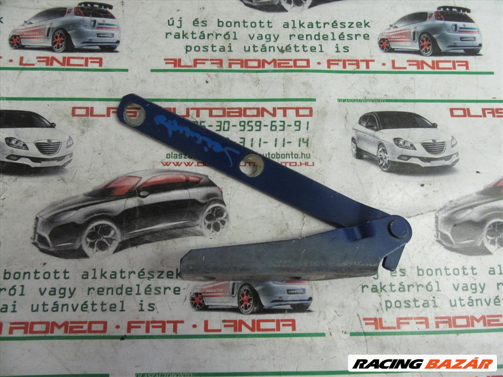 Fiat Seicento kék színű, bal oldali motorháztető zsanér 2. kép