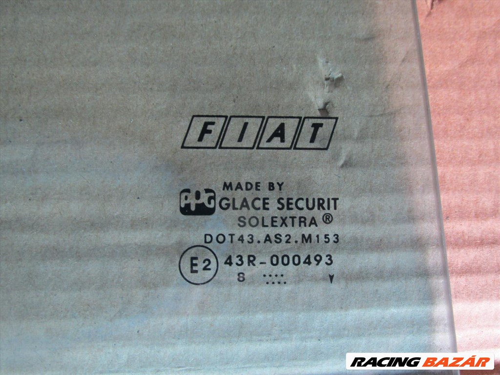 Fiat Multipla jobb hátsó,lejáró,kék színű üveg 2. kép