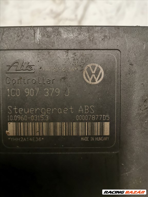 Volkswagen Golf IV, Seat León I, Skoda Octavia I, Audi A3 (8L) ABS kocka  1j0614117f 1j0907379j 2. kép