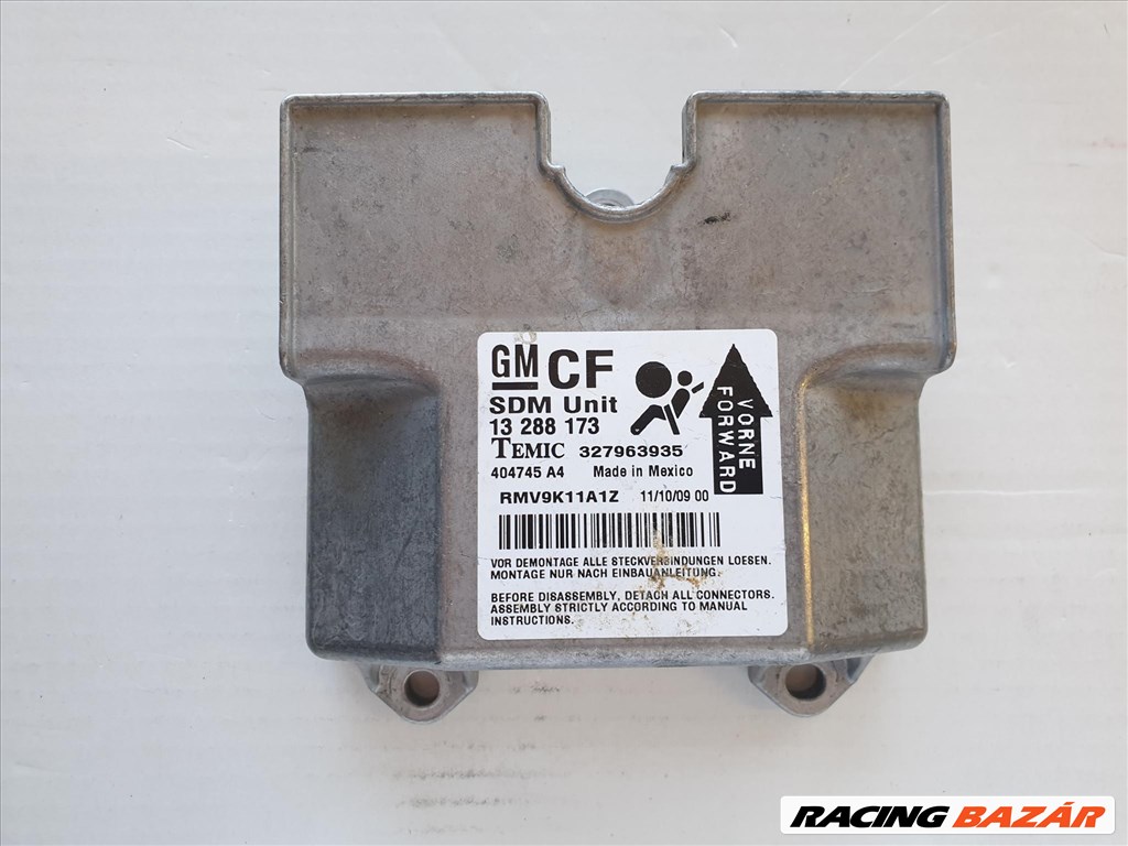Opel Zafira légzsák indító elektronika 13288173 1. kép