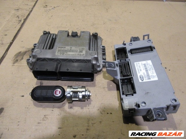 151502 Fiat Bravo 2007-2014 1,9 16v Diesel motorvezérlő szett 51828270 , 0281013580 1. kép