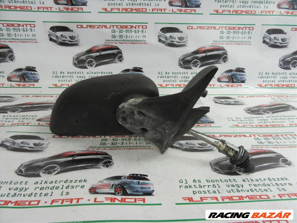 Fiat Brava/Marea matt fekete színű, manual, jobb oldali tükör 6. kép
