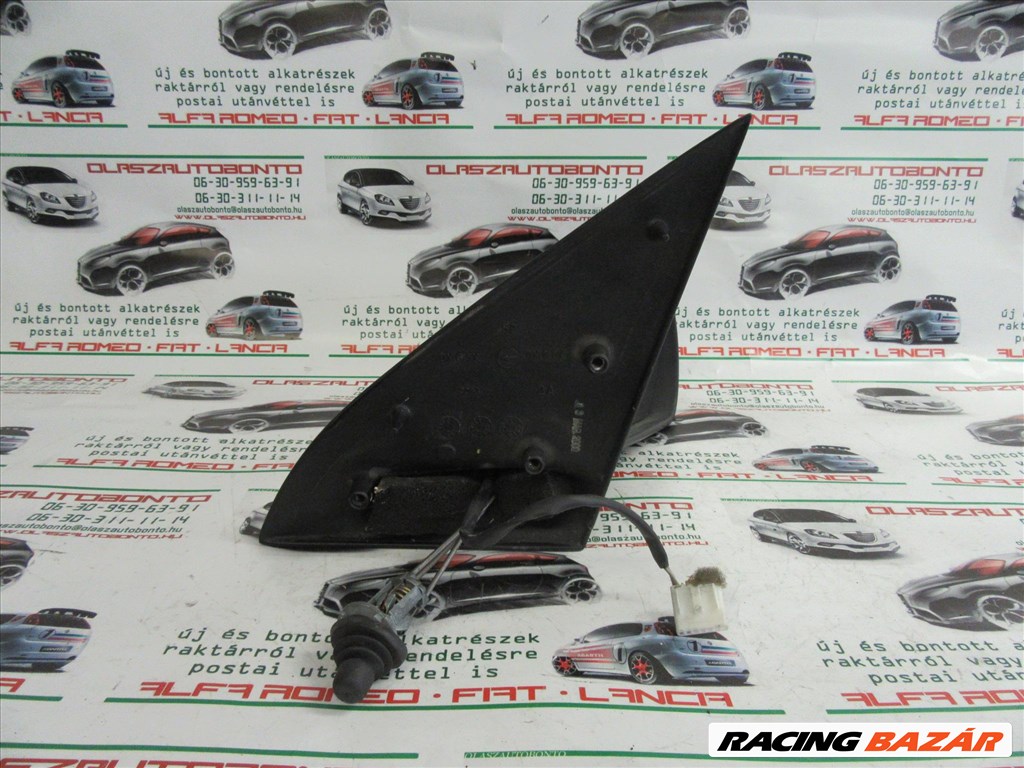 Fiat Brava/Marea matt fekete színű, manual, jobb oldali tükör 4. kép