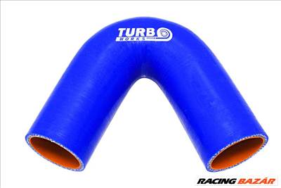 Szilikon Cső 135 Fokos Könyök TurboWorks PRO 35mm, Kék