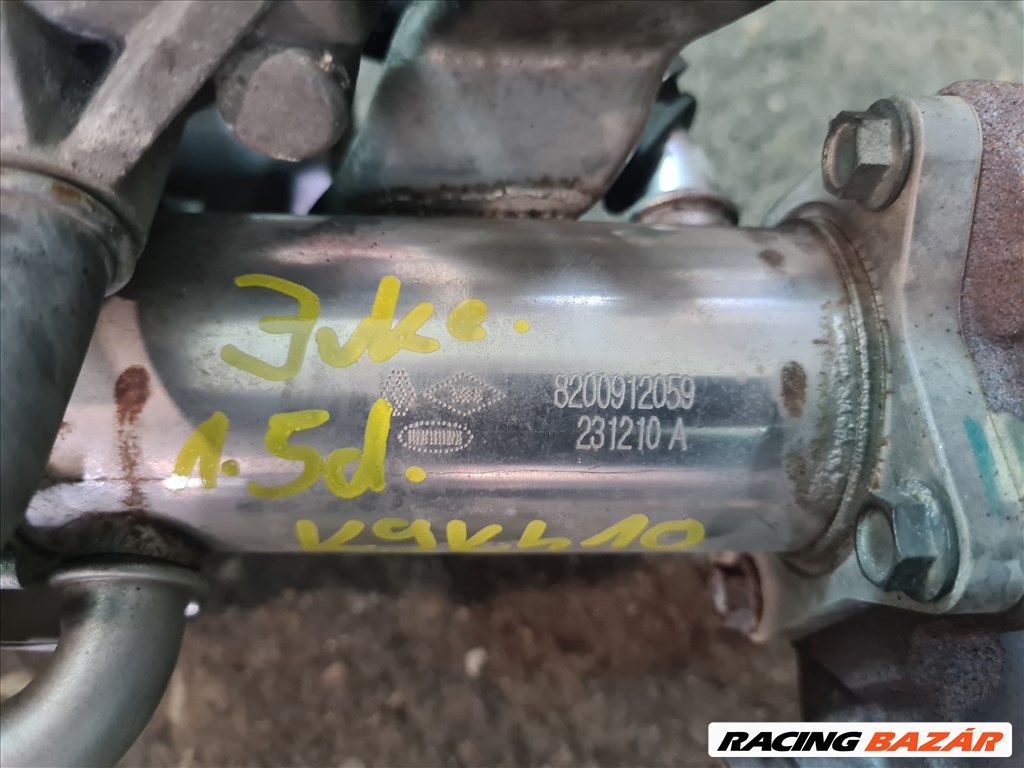 NISSAN JUKE 1.5 dci K9K410 EGR hűtő 8200912059 2. kép