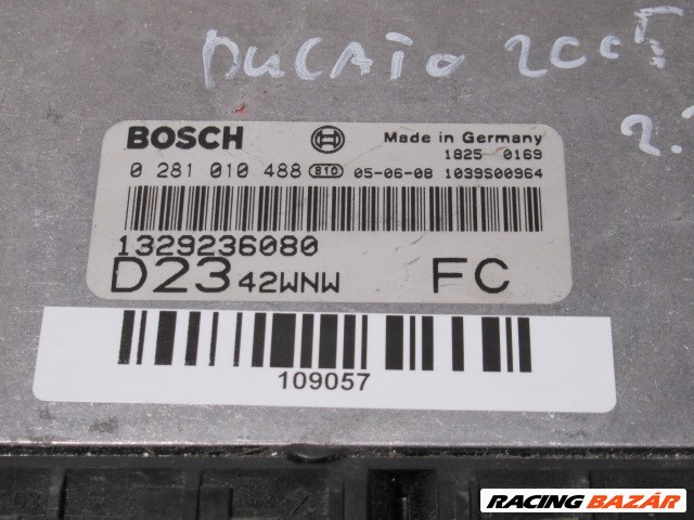 Fiat Ducato 2,3 16v Mjet 2001-2006 motorvezérlő 1329236080 5. kép